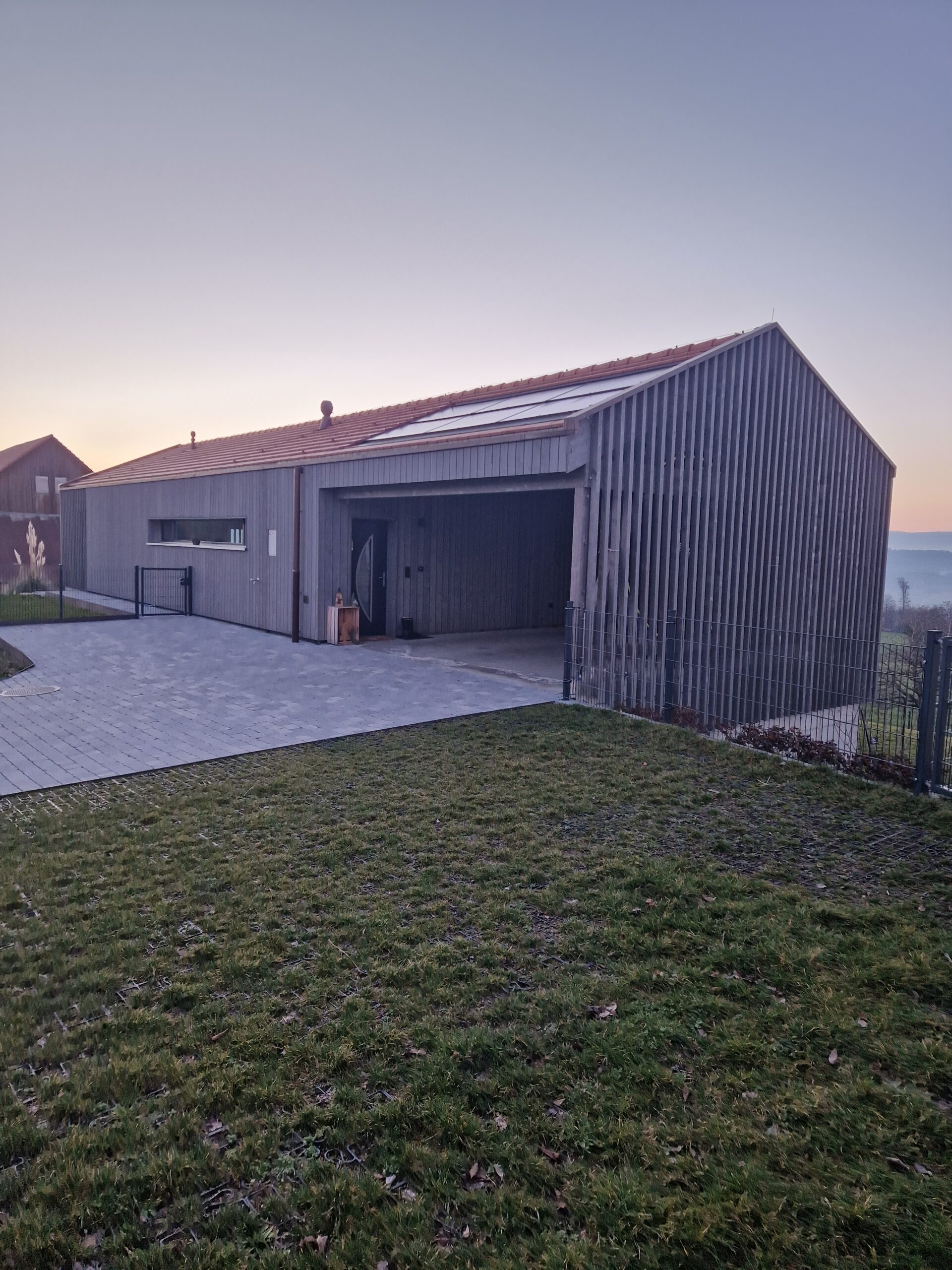 Construction d_une Villa Torny - Façade bois 2