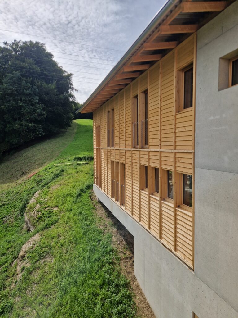 Construction d_une villa individuelle Courtepin - Façade